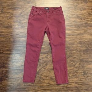 Earl Jeans Women's Skinny Ankle Mid Rise Denim Jeans